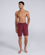 Reeva Mens Hybrid Swim Shorts - Burgundy