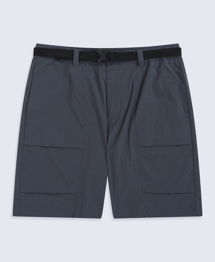 Tech Cargo Mens Shorts - Charcoal