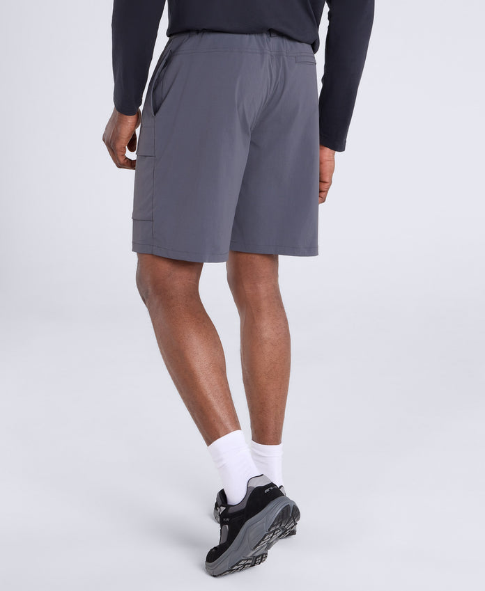 Tech Cargo Mens Shorts - Charcoal