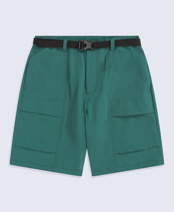 Tech Cargo Mens Shorts - Green