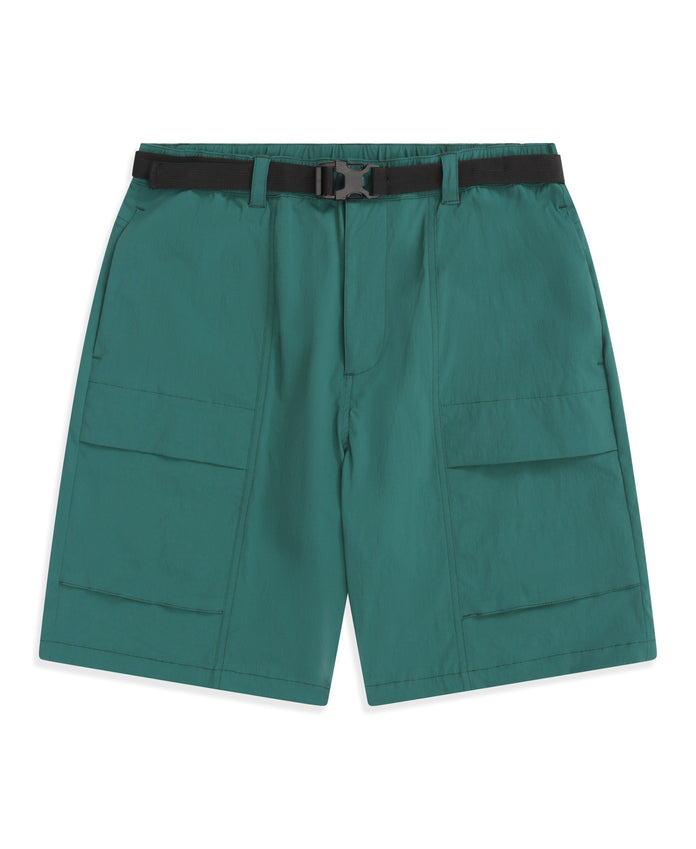 Tech Cargo Mens Shorts - Green
