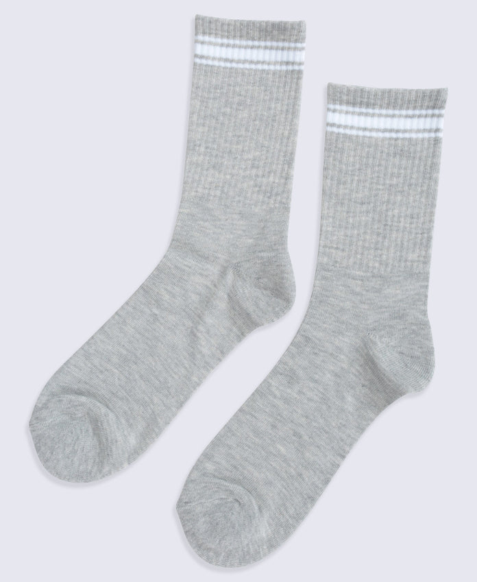 Active Mid Calf Socks - 2 Pack - Black