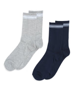Active Mid Calf Socks - 2 Pack - Black