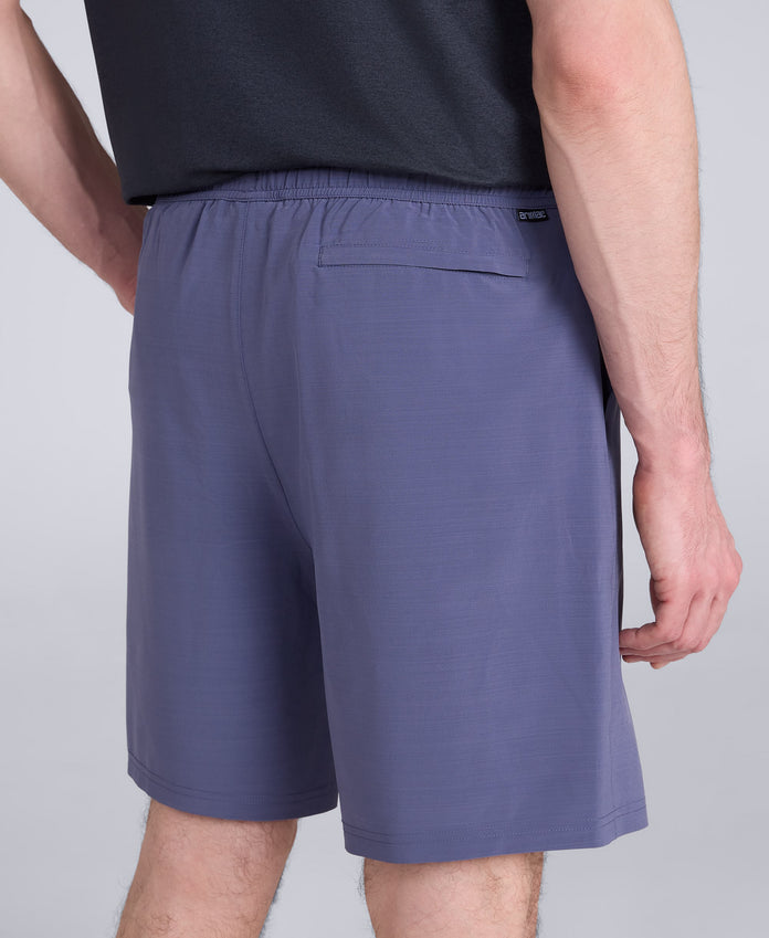 Albie Mens Stretch Active Shorts - Blue