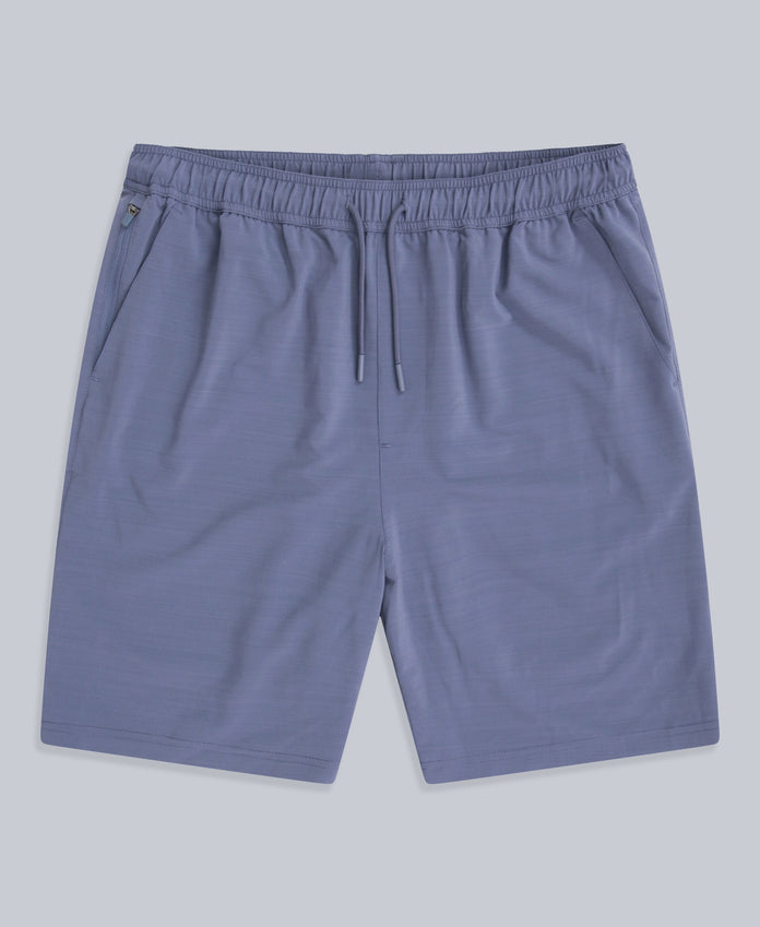 Albie Mens Stretch Active Shorts - Blue