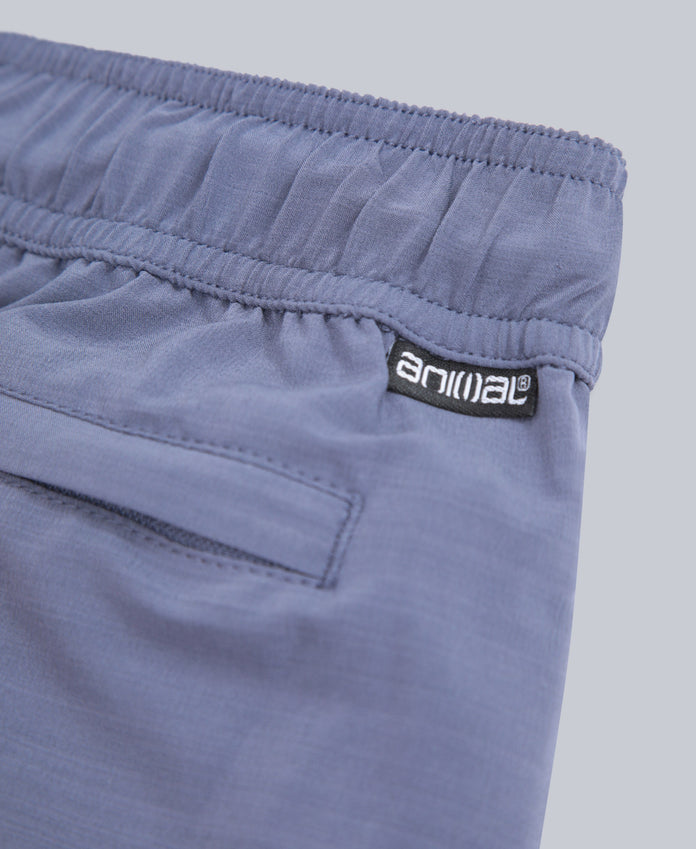 Albie Mens Stretch Active Shorts - Blue