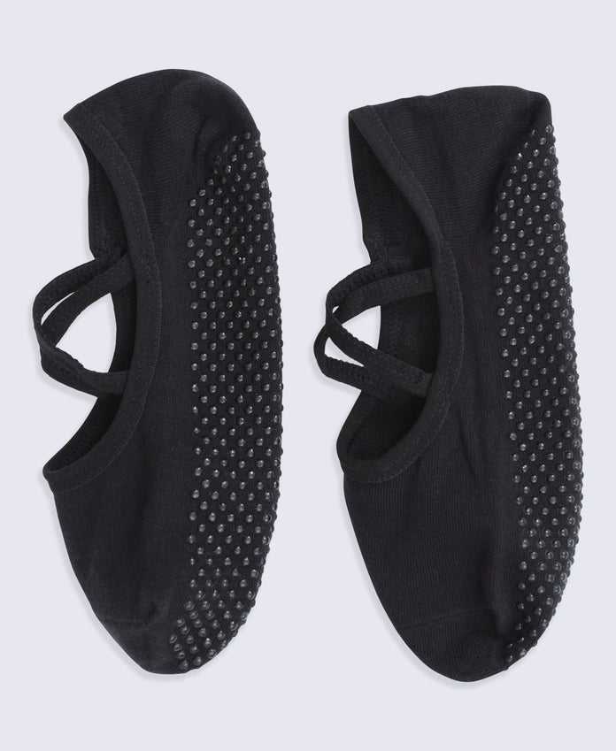 Animal Active Grippi Womens Yoga Socks - Black