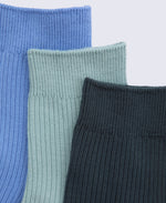 Flynn Kids Socks 3 Pack - Blue