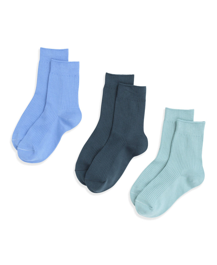 Flynn Kids Socks 3 Pack - Blue