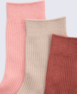 Flynn Kids Socks 3 Pack - Pink