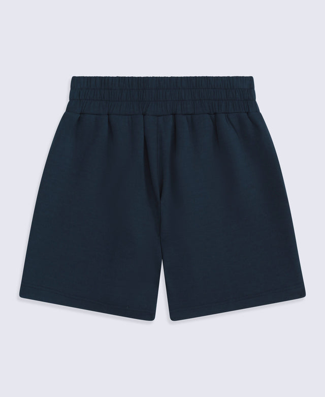 Cora Womens Travel Scuba Shorts - Navy