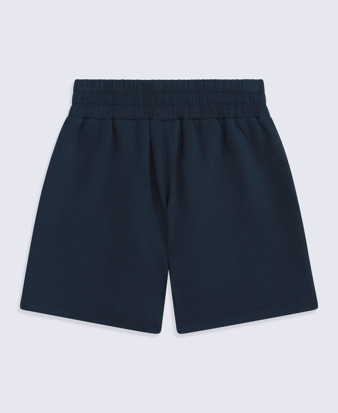 Cora Womens Travel Scuba Shorts - Navy