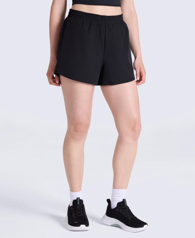 Animal Womens Active Running Shorts - Black