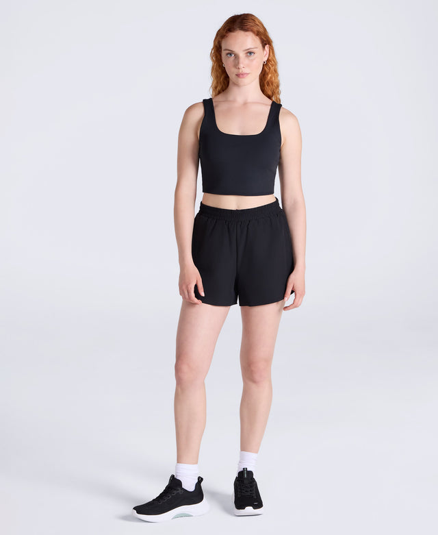 Animal Womens Active Running Shorts - Black