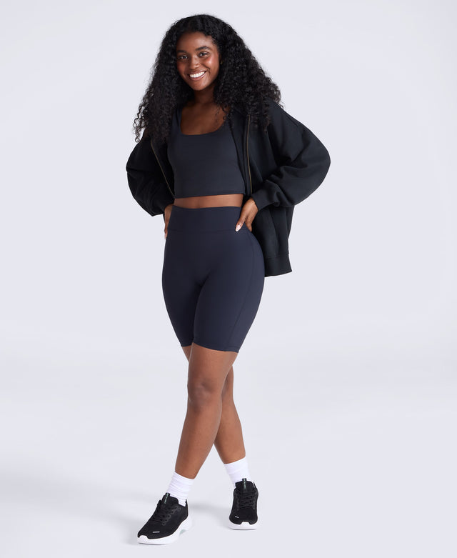 Active Womens Cycling Shorts - Black