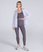 Animal Sunrise Womens Light Packable Travel Jacket - Lilac