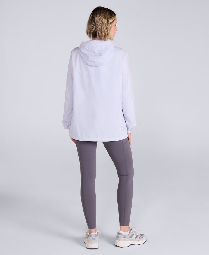 Animal Sunrise Womens Light Packable Travel Jacket - Lilac