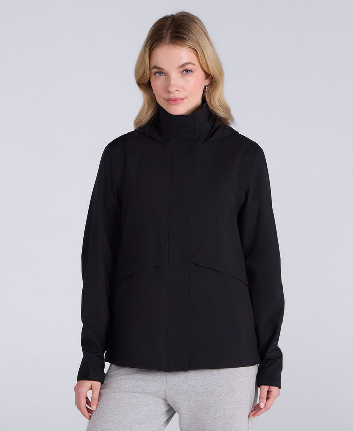 Finn Womens Waterproof Jacket - Black