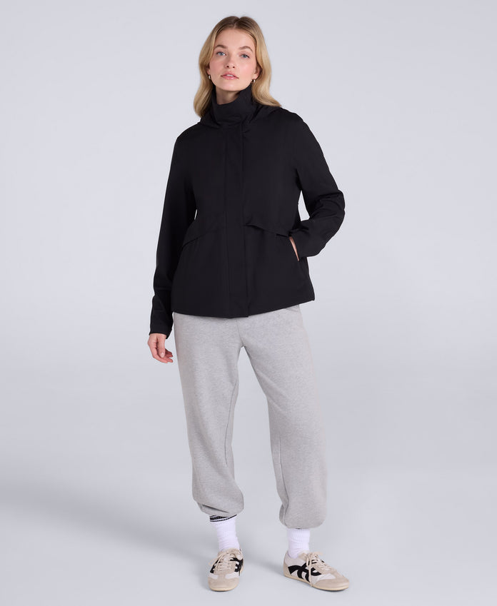 Finn Womens Waterproof Jacket - Black