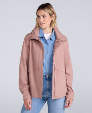 Finn Womens Waterproof Jacket - Pink