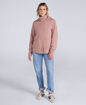 Finn Womens Waterproof Jacket - Pink