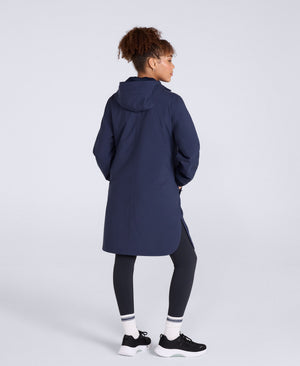 Mistral Womens Long Waterproof Jacket - Navy