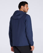 Animal Sunrise Mens Light Packable Travel Jacket - Navy