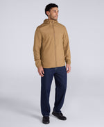 Animal Sunrise Mens Light Packable Travel Jacket - Tan