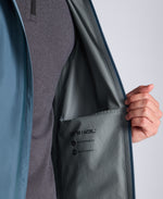 Reid Mens Active 2.5 Layer Packable Waterproof Jacket - Blue