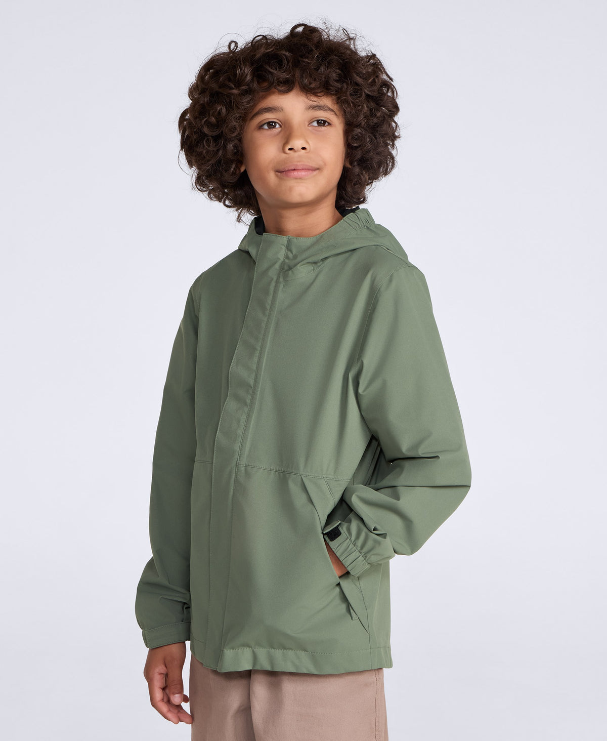 Pace Kids Waterproof Jacket - Green