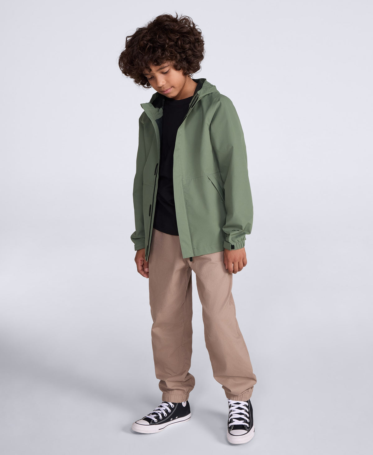 Pace Kids Waterproof Jacket - Green