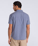 Fiji Mens Textured Shirt - Blue