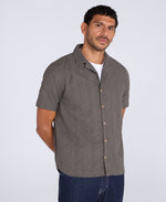 Fiji Mens Textured Shirt - Green