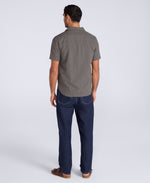Fiji Mens Textured Shirt - Green