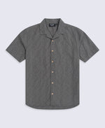 Fiji Mens Textured Shirt - Green
