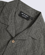 Fiji Mens Textured Shirt - Green