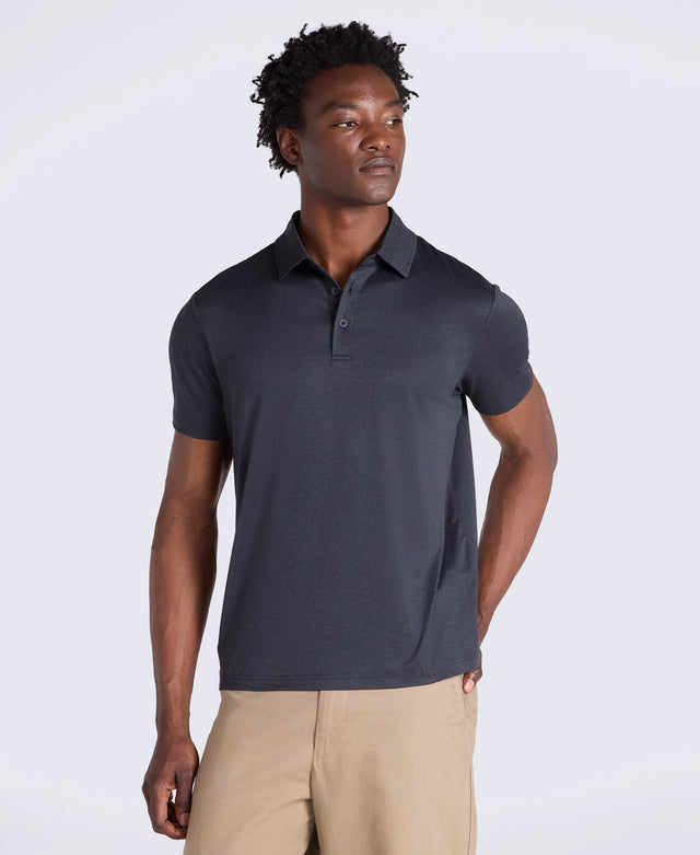 Animal Mens Super Soft Polo Shirt - Black