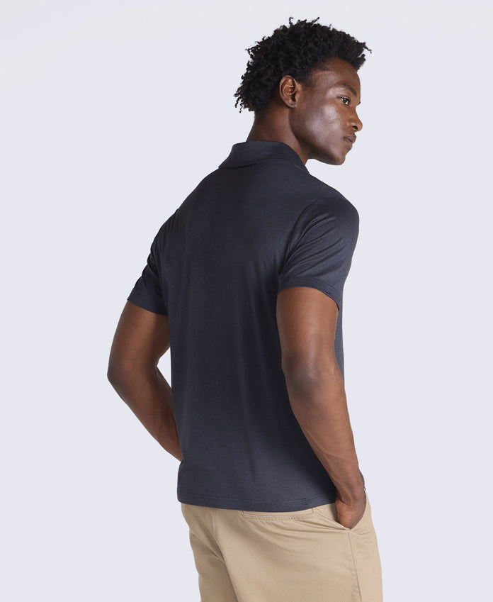 Animal Mens Super Soft Polo Shirt - Black