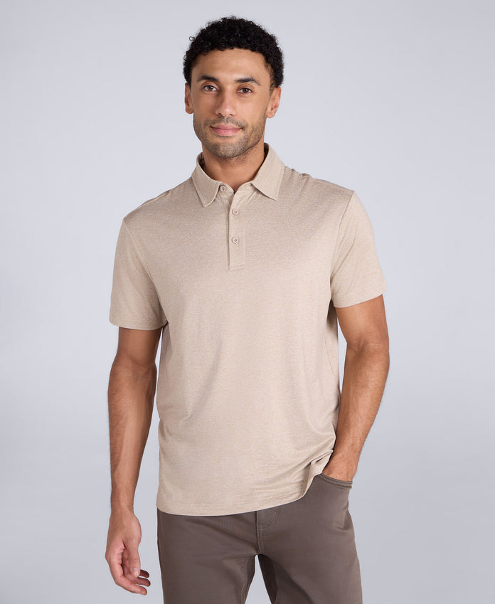 Animal Mens Super Soft Polo Shirt - Light Grey