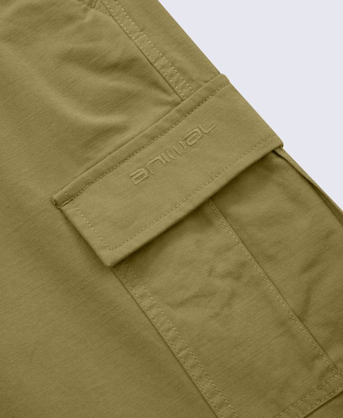 Melbourne Mens Cargo Trousers - Khaki