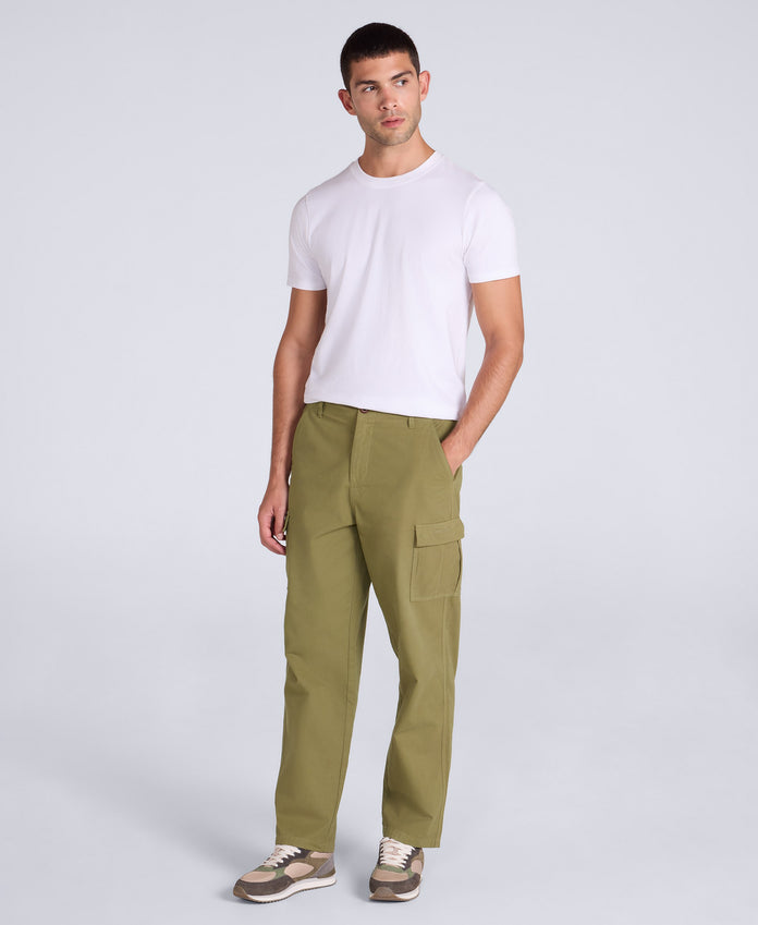 Melbourne Mens Cargo Trousers - Khaki