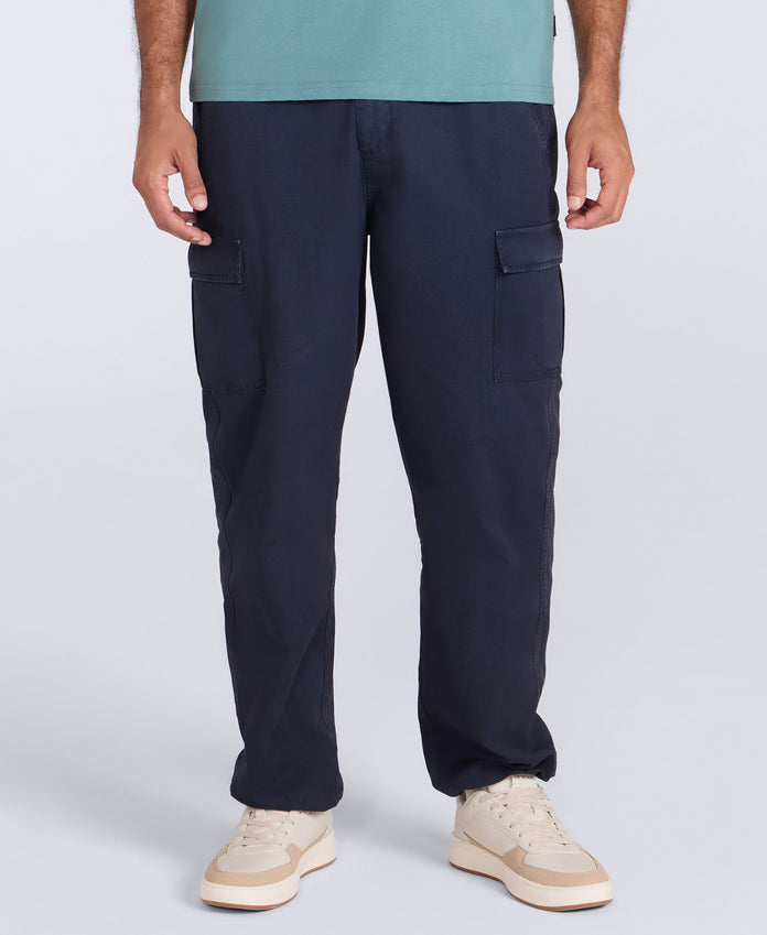 Melbourne Mens Cargo Trousers - Navy