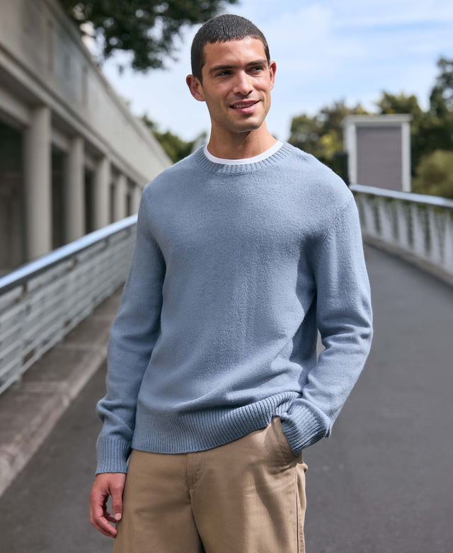 Mens Cosy Jumper - Blue