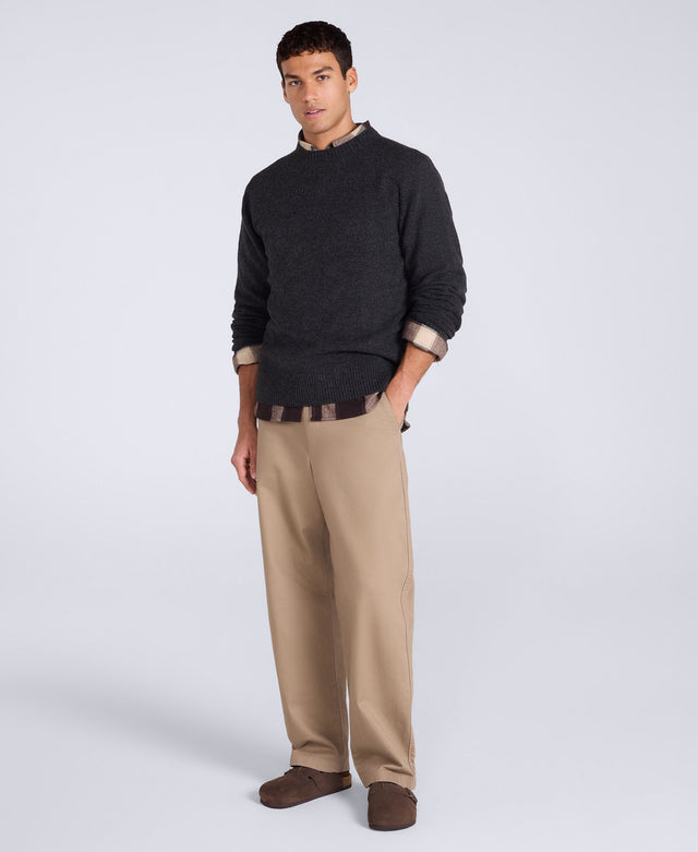 Mens Cosy Jumper - Charcoal