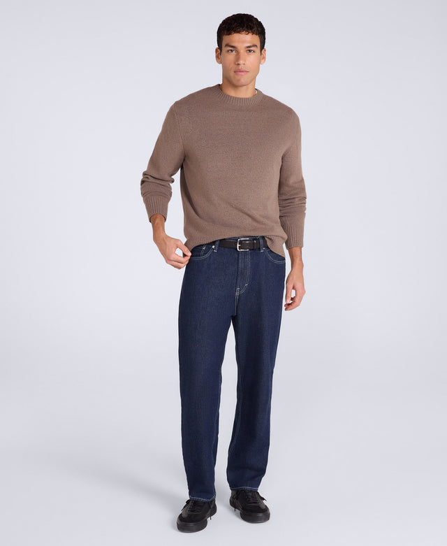 Mens Cosy Jumper - Tan
