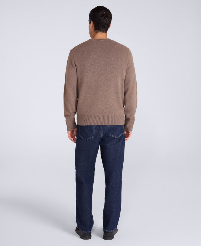 Mens Cosy Jumper - Tan