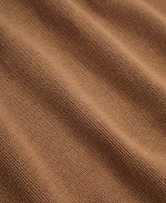 Mens Ribbed Quarter Zip Jumper - Mustard