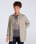Maisie Womens Supersoft Relaxed Shirt - Khaki