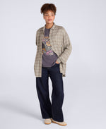 Maisie Womens Supersoft Relaxed Shirt - Khaki