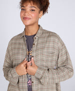 Maisie Womens Supersoft Relaxed Shirt - Khaki
